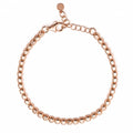 Rose Gold Beaded Elegance Bracelet