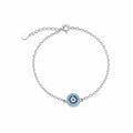Silver Radiant Evil Eye Bracelet 925