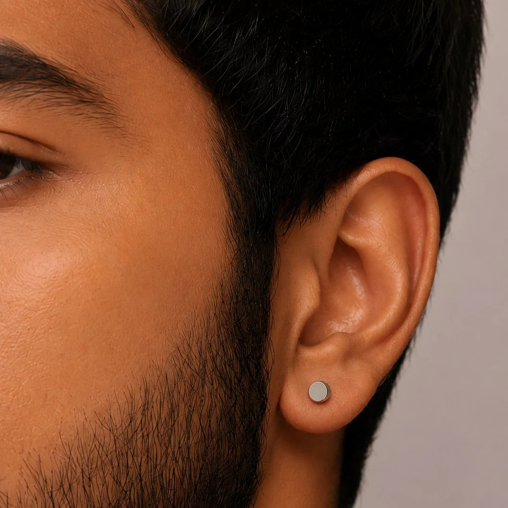 Silver Mono Studs 925