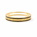 Orion Noir Script Bangle