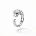 Emerald Hunter Adjustable Ring