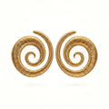 Serpentina Spiral Statement Earrings