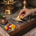 Pure Silver Diya with Unique Shankh Conch Shell Shape Design