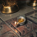 Pure Silver Diya with Unique Shankh Conch Shell Shape Design