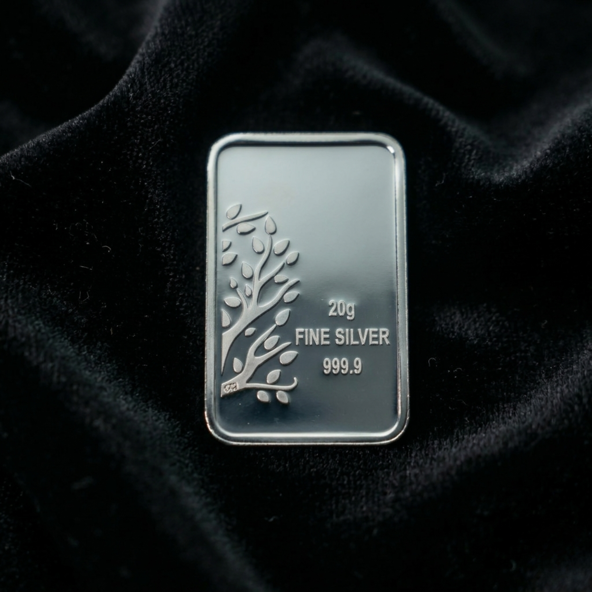 999.9+ Purest Silver Bar, Banyan Tree 20 Gram Coin