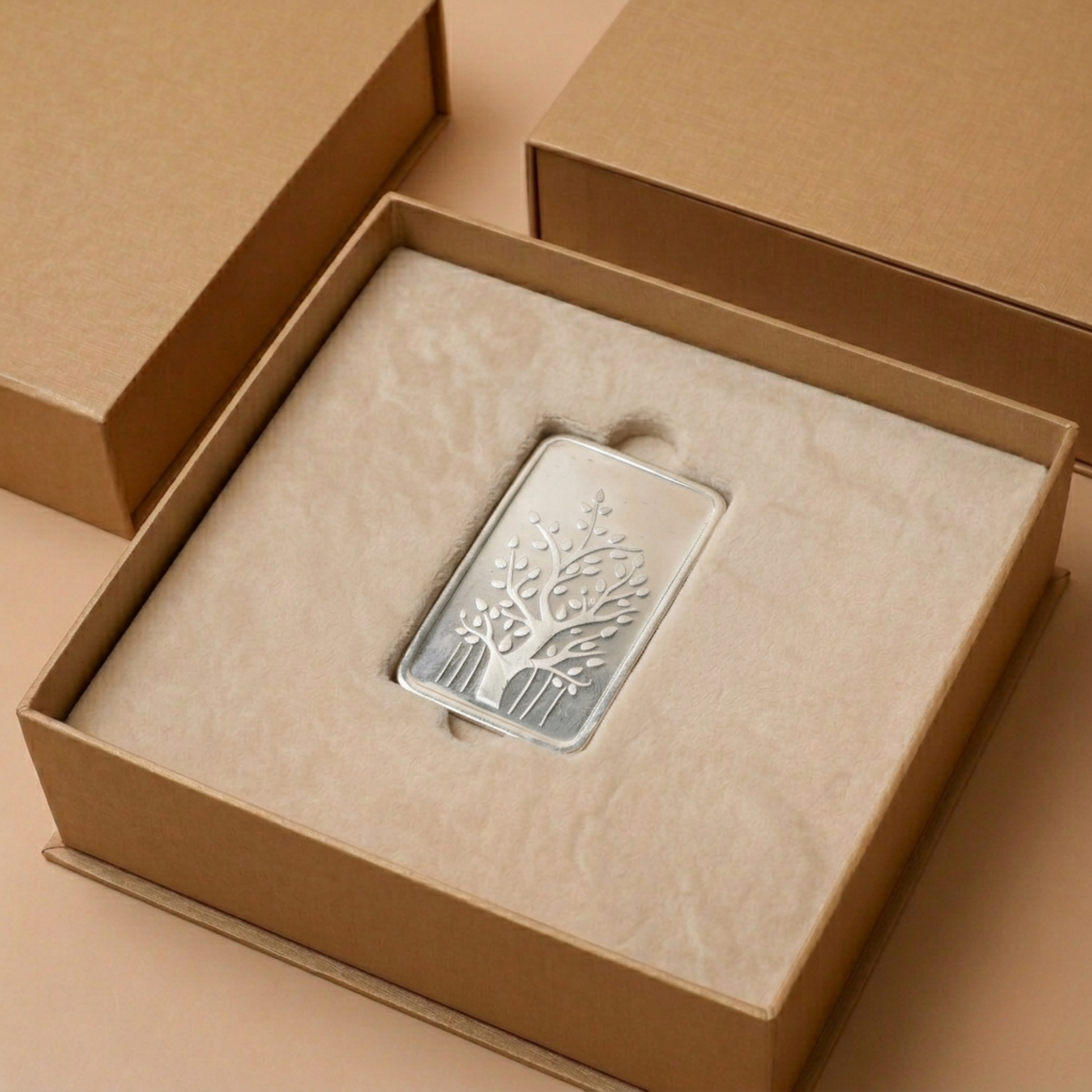 999.9+ Purest Silver Bar, Banyan Tree 20 Gram Coin