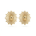 Solara Sunburst Stud Earrings